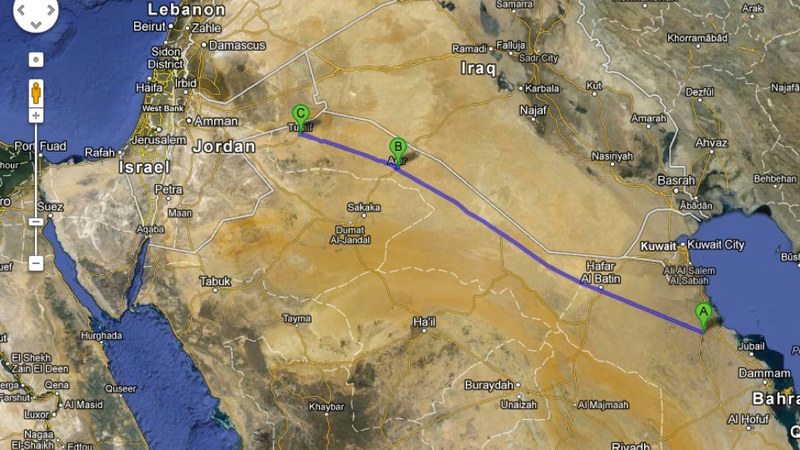 Illustration for article titled The Longest Straight Roads In The World